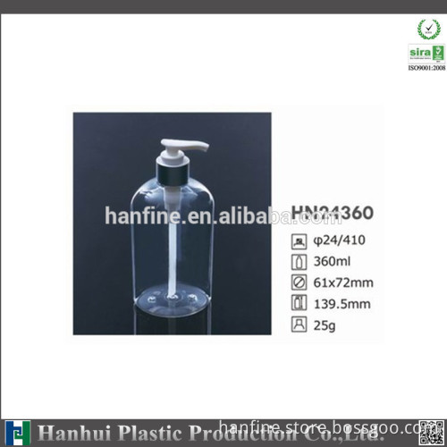 Factory sale PET bottle for shampoo/200ml-500ml/clear bottle/OEM is welcome
